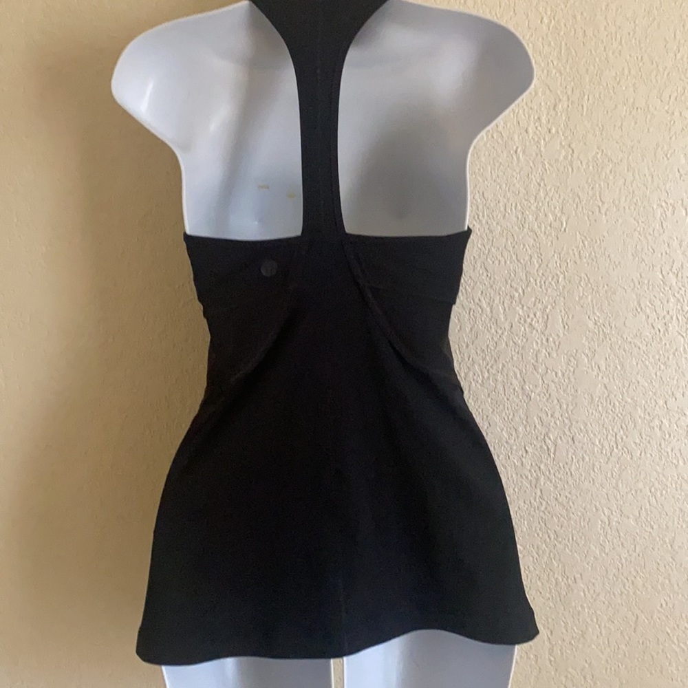 Lululemon Black Racerback Tank Top - Picture 2 of 3